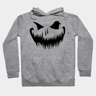 A creepy pumpkin face Hoodie